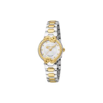 Roberto Cavalli Snake Core Quartz Horloge - Dames - Horloges - Grijs - ONE Size - Accessoires