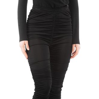 Moschino Womens Black Viscose Casual Pants