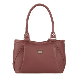 Dents Womens Marlborough Leather Shoulder Bag - Pink - One Size
