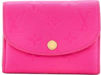 Louis Vuitton Pink Monogram Empreinte Leather X Takashi Murakami Rosalie Coin Purse (Authentic Pre-Loved)