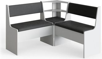 Vicco Banco De Comedor Roman, Blanco, 120 X 41.5 Cm Sin Mesa