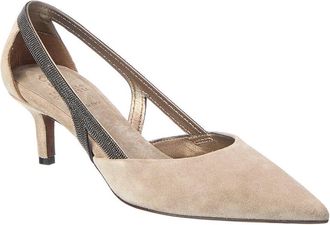 Brunello Cucinelli Suede Pump