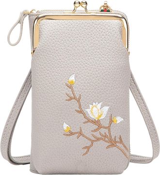 Generic Sling Purse - Pu Leather Women Sling Wallet, Small Organizer, Adjustable Shoulder Strap for Comfortable Carry, Fashion Accessories for Teen Girls Runn