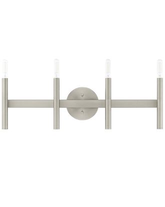 Livex Lighting Livex Copenhagen 4 Lt Brushed Nickel ADA Bath Vanity