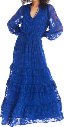 Allison New York Nora Maxi Dress In Cobalt Blue