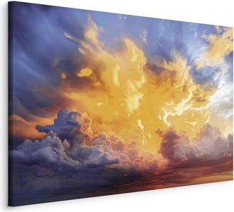 OEM Imagen - Hermosa Puesta De Sol - Nubes En Tonos C&aacute;lidos