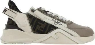 Fendi Sneakers, female, Brown, Size: 6 1/2 US Bos Taurus Athletic Sneakers