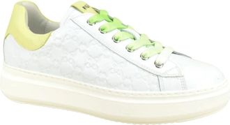 Nero Giardini Witte + Groene Sneaker N. DZ. - Dames - Sneakers - Wit - 37 EU - Schoenen