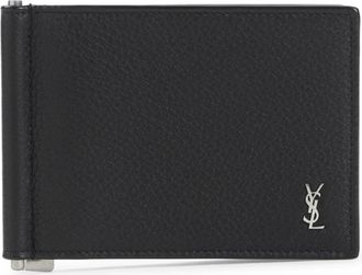 Saint Laurent Wallets & Cardholders, male, Black, Size: ONE SIZE Tiny Cassandre Wallet
