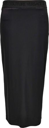 Versace Jeans Couture Midi Rok - Dames - Midirokken - Zwart - M - Rokken