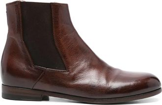 Pantanetti Leren enkellaarzen - Bruin