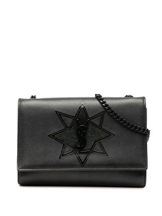 Saint Laurent 2015 Small Calfskin Star Monogram Kate crossbody bag - Black