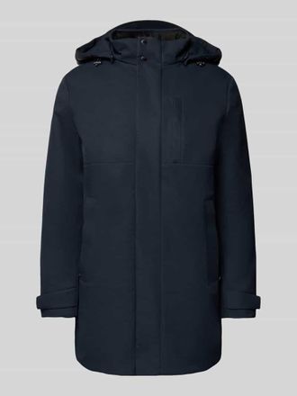 Geox Regular Fit Parka mit Reißverschlusstaschen Modell AERANTIS in Marine, Größe 48
