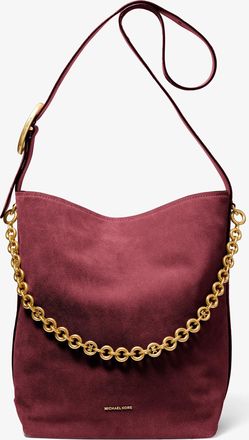 Michael Kors Nolita Large Suede Bucket Tote Bag