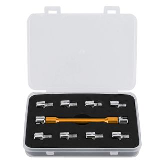 OEM Juego De Llaves Para Radios Cnc Para Motocicletas, Radios De 5,0 A 6,8 Mm, 93 Mm/3,7 Pulgadas De Largo, Para La Mayor&iacute;a De Las Motocicletas (dorado) I