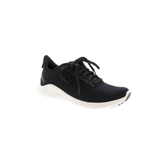 Aetrex Womens Emery Arch Support Sneaker In Black