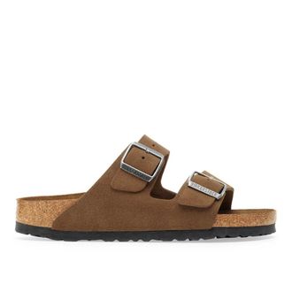 Birkenstock Sliders, male, Brown, Size: 11 US Arizona SFB