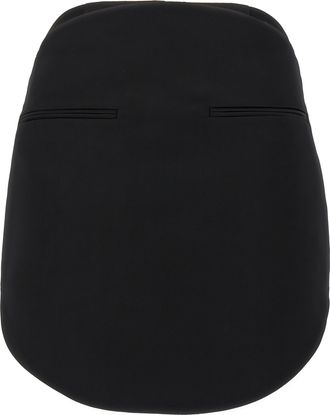 Courrèges circle Satin Skirt
