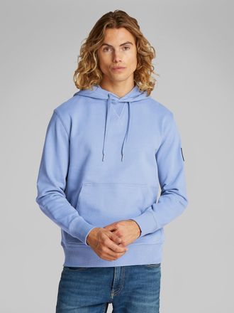 Calvin Klein Jeans Kapuzensweatshirt CALVIN KLEIN JEANS BADGE HOODIE, Herren, Gr. XL, blau (tempest), Sweatware, Obermaterial: 100% Baumwolle, regular fit, B&uuml;ndchen, Swe