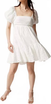 En Saison Juliet Mini Dress In White