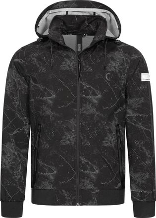 Deproc Softshelljacke DEPROC ACTIVE ROSS PEAK MEN, Herren, Gr. XXL (56), grau, 94% Polyester; 6% Elasthan, mit Gummizug, Jacken Softshelljacke, auch in Gross