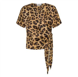 Karmamia Womens Dagmar Blouse In Leopard