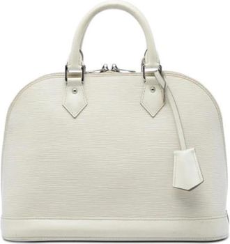 Louis Vuitton Pre-owned Alma PM - Dames - Vintage Handtas - Wit - ONE Size - Leer - Vintage
