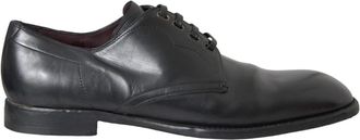 Dolce & Gabbana Derby Geklede Schoenen - Heren - Nette schoenen - Zwart - 39 EU - Leer - Schoenen