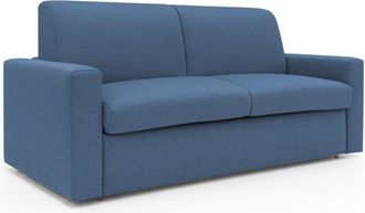 Divani.Store Kansas Sof&aacute; Cama Convertible H20 Cm En Tela Impermeable 212 Cm (mat. 160x197) Azul