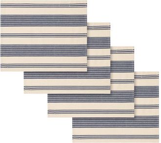 French Home Set Of 4 Striped Placemats