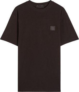 Stone Island Ghost Logo Slubbed Cotton T-shirt - Dark Brown - XL