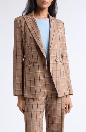 Veronica Beard Rickie Dickey Jacket in Ochre Multi at Nordstrom, Size 12