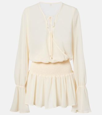 Bananhot Naya shirred minidress