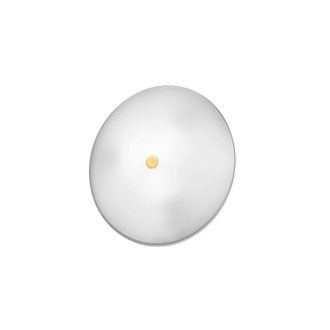 Netlighting Centro Designer Glass Simple Flush Ceiling Light Polished Gold 2x E14