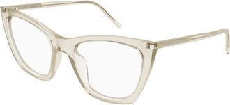 Saint Laurent Kate Dunne Optische Bril - Dames - Brillen - Grijs - 55 MM - Accessoires
