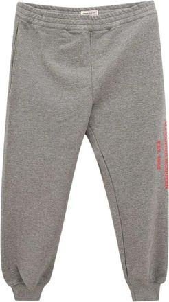 Alexander McQueen Sweatpants - Dames - Broeken - Grijs - Maat: M Katoen