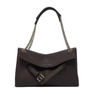 Orciani Venus Soft Small Shoulder Bag - Dames - Schoudertassen - Bruin - ONE Size - Leer - Tassen