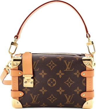 Louis Vuitton Side Trunk Handbag Monogram Canvas PM shoulder bag - Bruin