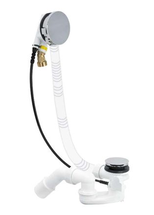 Villeroy & Boch Juego De Desag&uuml;e Y Rebosadero Para Ba&ntilde;era Con Llenado, Cromo U90960361
