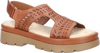 Bella Vita Indigo Slingback Platform Sandal in Tan Leather at Nordstrom, Size 6.5