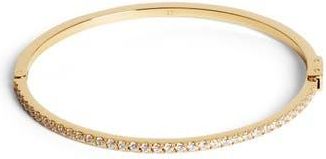 Coeur de Lion Eternal Love Gold Bangle in Crystal at Nordstrom, Size 7.5