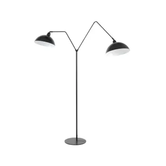 Light & Living Light & Living - L&aacute;mpara De Pie - Orion - Negro - Metal - L&aacute;mpara