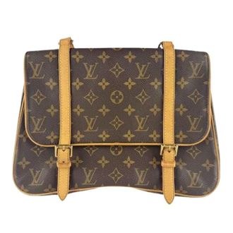 Louis Vuitton Pre-owned Backpacks, female, Brown, Size: ONE SIZE Pre-owned Vintage Monogram Backpack