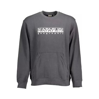 Napapijri Hoodies & sweatvesten, Heren, Grijs, M, Katoen, Urban Zip Pocket Sweatshirt