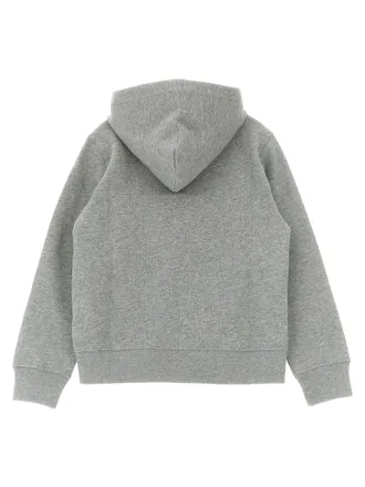 Polo Ralph Lauren Logo-Embroidered Cotton Blend Hoodie - gray