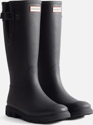 Hunter Mens Hunter Downpour Adjustable Boot Rubber Mens Black Wellington Boots - Size: UK 11 / eu 45/46 / us 12