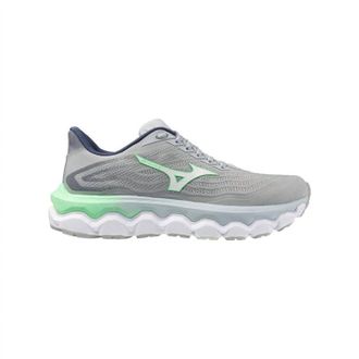 Mizuno Womens Wave Horizon 8 Shoe In Pearl Blue/white