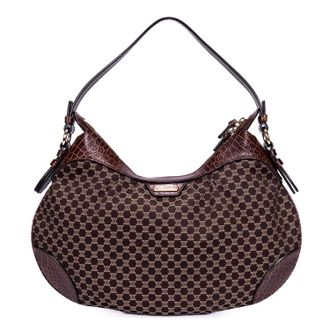 Celine Vintage Blason Hobo Schoudertas