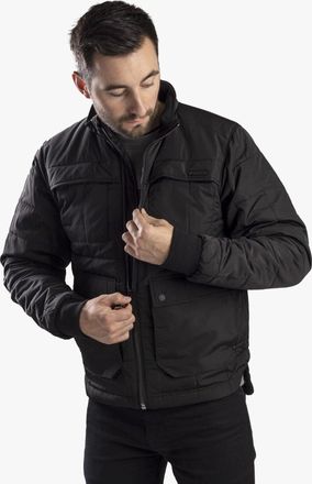 CAT Cat TERRAIN Mens Full Zip Jacket Black - Size Medium
