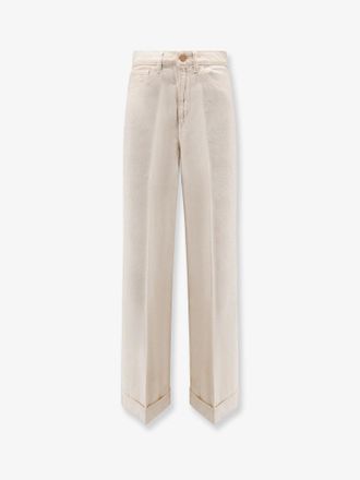 3x1 Pantaloni Flip Cuffed cream denim - 3X1 - gender_Woman